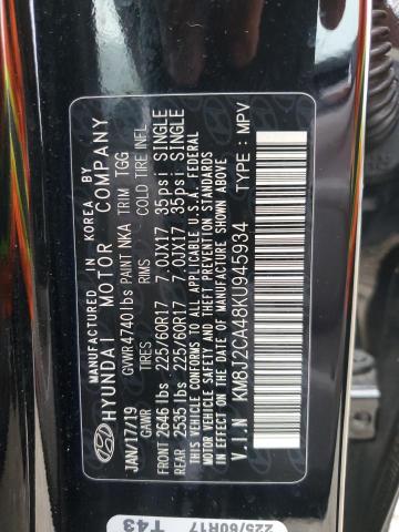 Photo 12 VIN: KM8J2CA48KU945934 - HYUNDAI TUCSON SE 