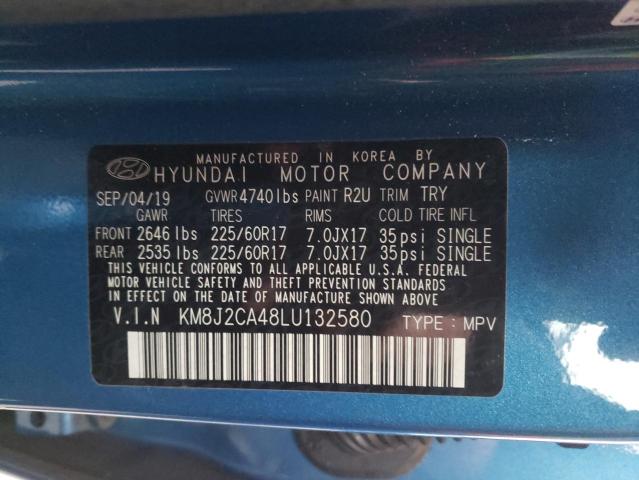 Photo 9 VIN: KM8J2CA48LU132580 - HYUNDAI TUCSON SE 