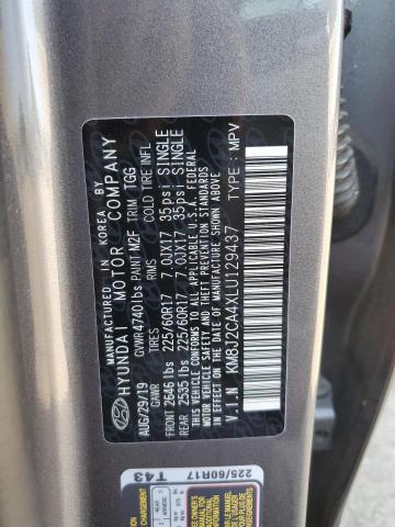 Photo 12 VIN: KM8J2CA4XLU129437 - HYUNDAI TUCSON SE 