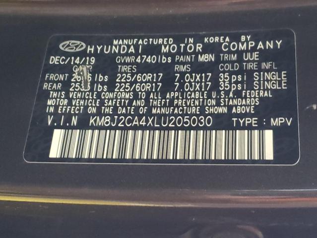 Photo 13 VIN: KM8J2CA4XLU205030 - HYUNDAI TUCSON SE 