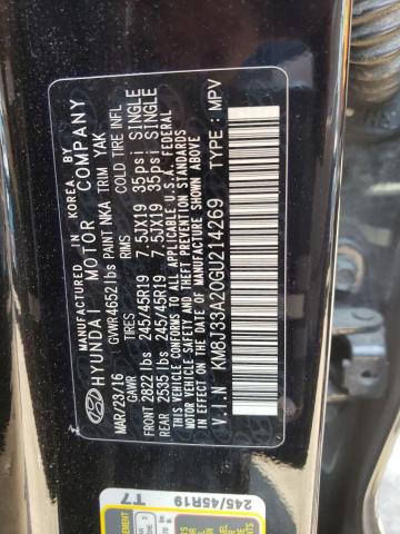 Photo 12 VIN: KM8J33A20GU214269 - HYUNDAI TUCSON 