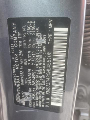 Photo 12 VIN: KM8J33A20HU456108 - HYUNDAI TUCSON 