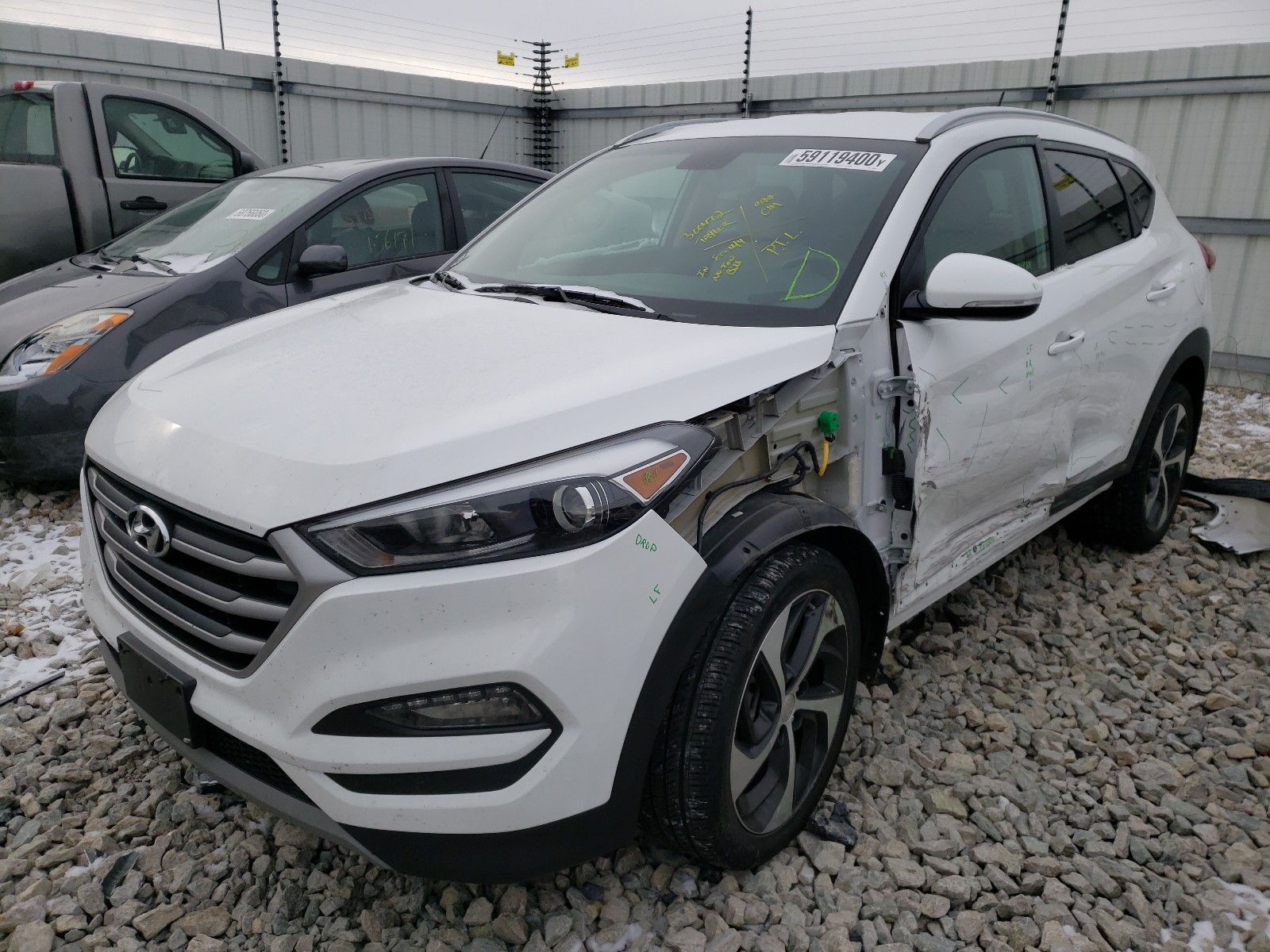 Photo 1 VIN: KM8J33A20HU552563 - HYUNDAI TUCSON LIM 