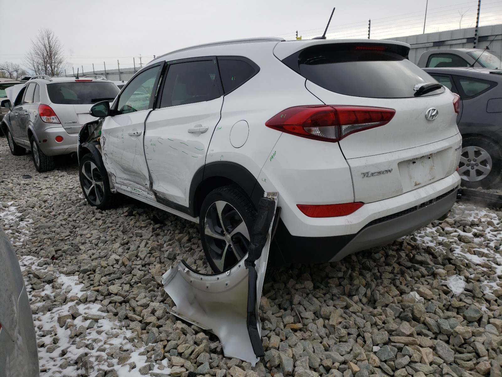 Photo 2 VIN: KM8J33A20HU552563 - HYUNDAI TUCSON LIM 