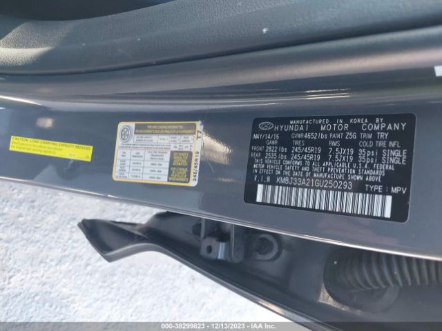 Photo 8 VIN: KM8J33A21GU250293 - HYUNDAI TUCSON 