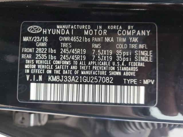 Photo 12 VIN: KM8J33A21GU257082 - HYUNDAI TUCSON LIM 