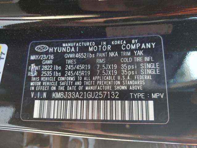 Photo 12 VIN: KM8J33A21GU257132 - HYUNDAI TUCSON LIM 