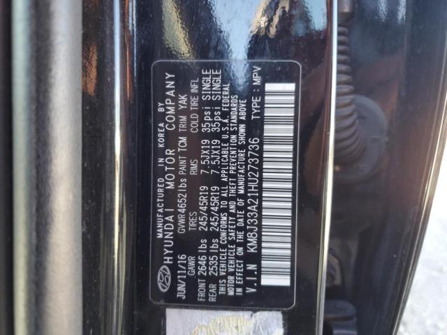 Photo 12 VIN: KM8J33A21HU273736 - HYUNDAI TUCSON 