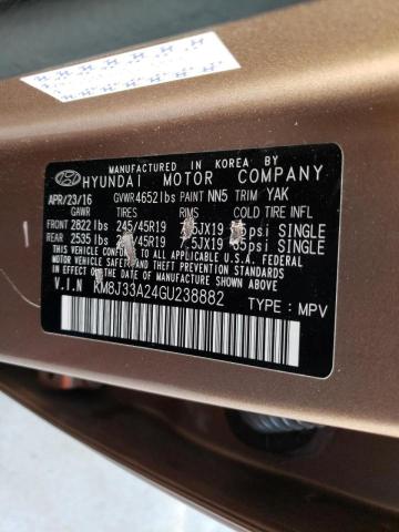 Photo 9 VIN: KM8J33A24GU238882 - HYUNDAI TUCSON LIM 