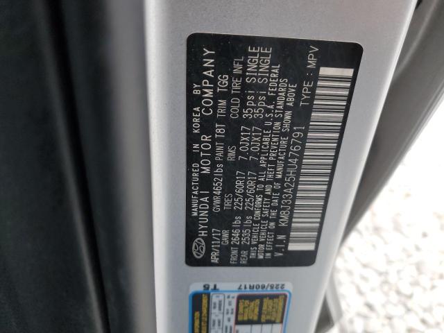 Photo 12 VIN: KM8J33A25HU476791 - HYUNDAI TUCSON LIM 