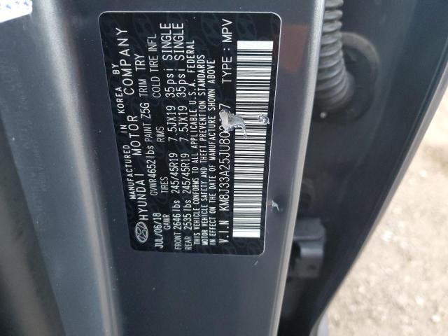 Photo 11 VIN: KM8J33A25JU803437 - HYUNDAI TUCSON VAL 