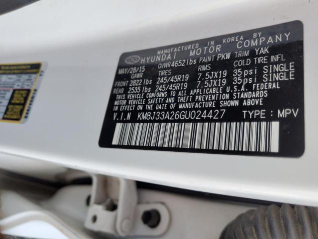 Photo 11 VIN: KM8J33A26GU024427 - HYUNDAI TUCSON 