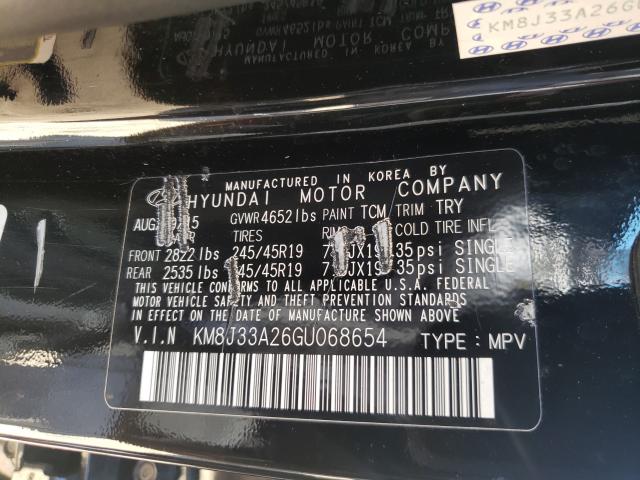 Photo 9 VIN: KM8J33A26GU068654 - HYUNDAI TUCSON LIM 