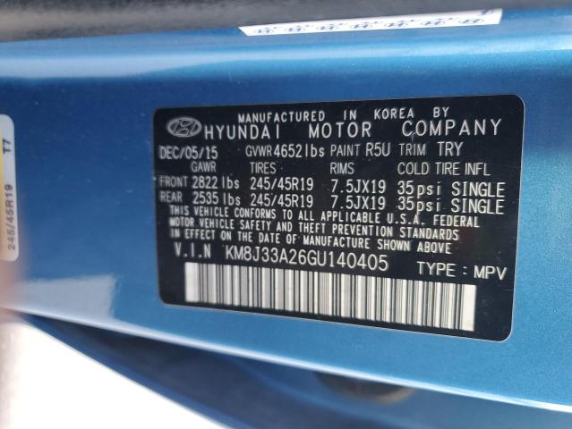 Photo 12 VIN: KM8J33A26GU140405 - HYUNDAI TUCSON LIM 