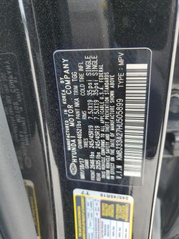 Photo 11 VIN: KM8J33A27HU505899 - HYUNDAI TUCSON 