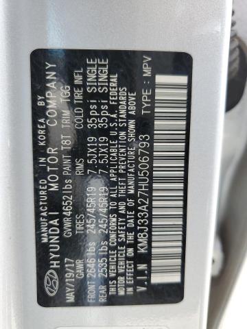 Photo 12 VIN: KM8J33A27HU506793 - HYUNDAI TUCSON LIM 