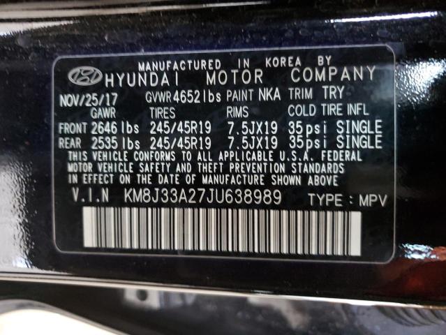 Photo 12 VIN: KM8J33A27JU638989 - HYUNDAI TUCSON 