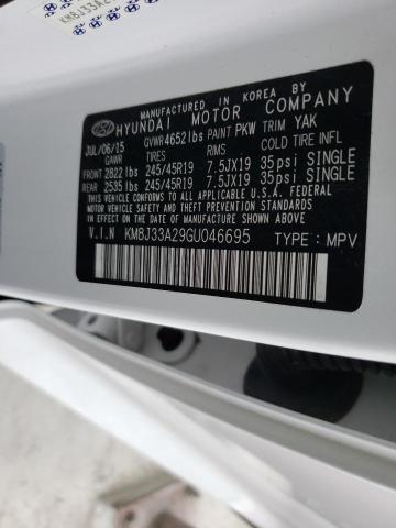 Photo 9 VIN: KM8J33A29GU046695 - HYUNDAI TUCSON LIM 