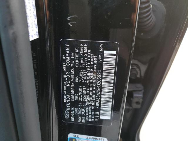 Photo 9 VIN: KM8J33A29GU206994 - HYUNDAI TUCSON LIM 