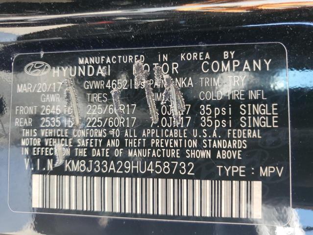 Photo 13 VIN: KM8J33A29HU458732 - HYUNDAI TUCSON 