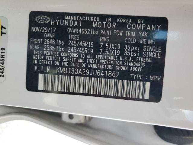 Photo 12 VIN: KM8J33A29JU641862 - HYUNDAI TUCSON 