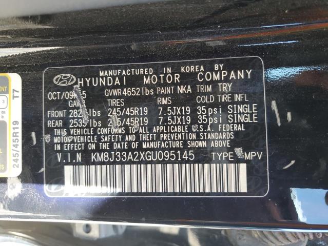 Photo 12 VIN: KM8J33A2XGU095145 - HYUNDAI TUCSON LIM 