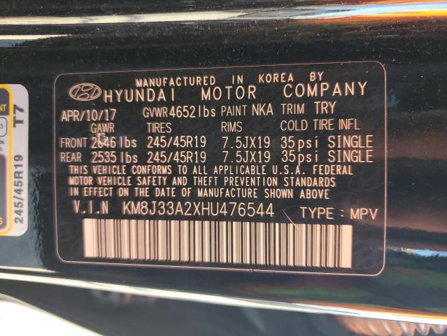 Photo 12 VIN: KM8J33A2XHU476544 - HYUNDAI TUCSON 