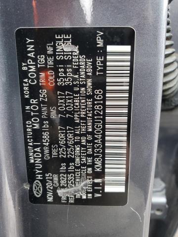 Photo 11 VIN: KM8J33A40GU128168 - HYUNDAI TUCSON 