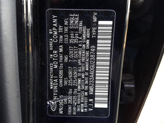 Photo 9 VIN: KM8J33A40GU238749 - HYUNDAI TUCSON 