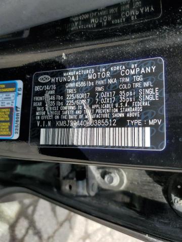 Photo 9 VIN: KM8J33A40HU385512 - HYUNDAI TUCSON 