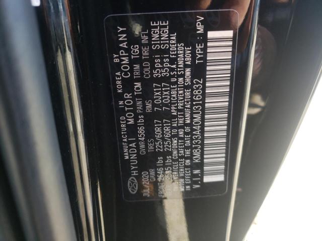 Photo 9 VIN: KM8J33A40MU316832 - HYUNDAI TUCSON LIM 