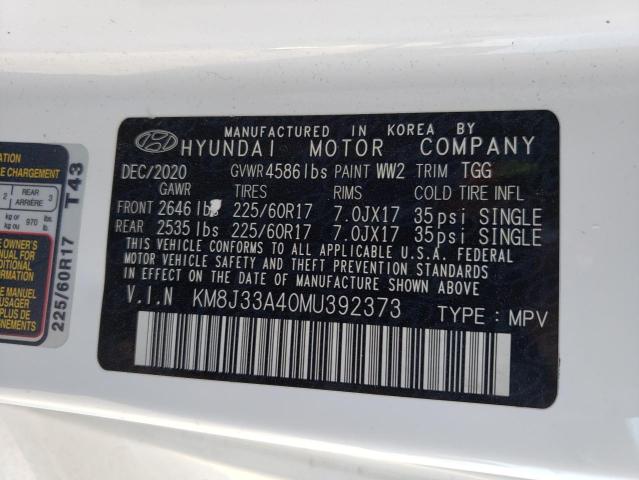 Photo 13 VIN: KM8J33A40MU392373 - HYUNDAI TUCSON 