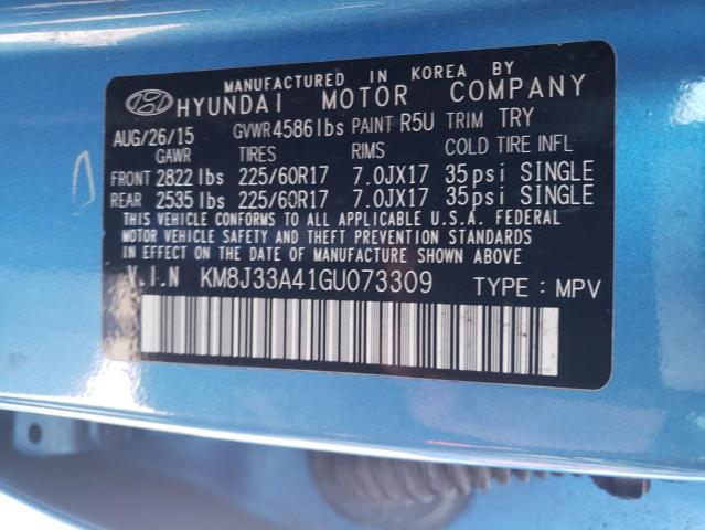 Photo 13 VIN: KM8J33A41GU073309 - HYUNDAI TUCSON LIM 