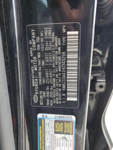 Photo 11 VIN: KM8J33A41HU343298 - HYUNDAI TUCSON 