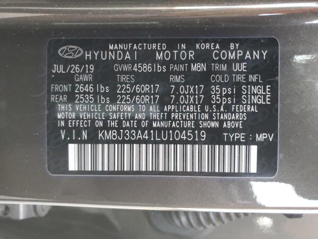 Photo 12 VIN: KM8J33A41LU104519 - HYUNDAI TUCSON LIM 