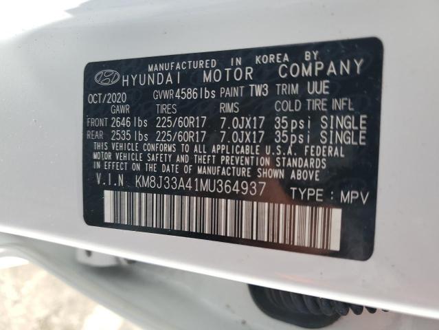 Photo 12 VIN: KM8J33A41MU364937 - HYUNDAI TUCSON LIM 