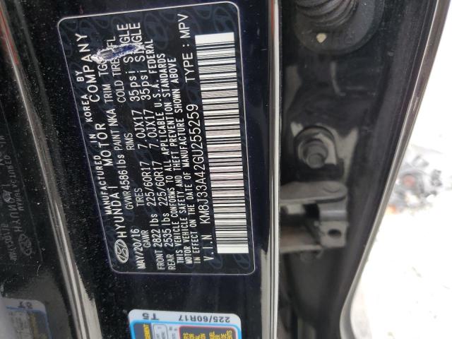 Photo 12 VIN: KM8J33A42GU255259 - HYUNDAI TUCSON LIM 