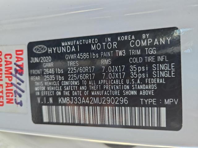 Photo 9 VIN: KM8J33A42MU290296 - HYUNDAI TUCSON LIM 