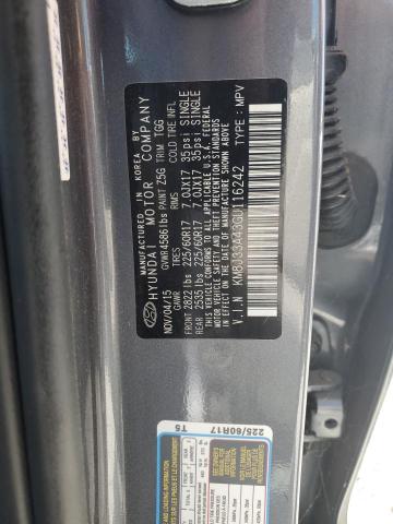 Photo 11 VIN: KM8J33A43GU116242 - HYUNDAI TUCSON LIM 