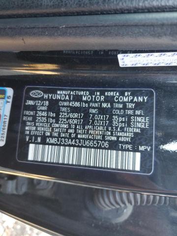 Photo 13 VIN: KM8J33A43JU665706 - HYUNDAI TUCSON SEL 