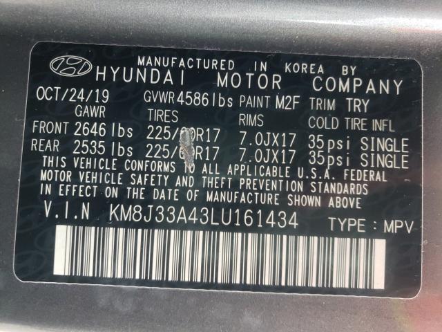 Photo 9 VIN: KM8J33A43LU161434 - HYUNDAI TUCSON 