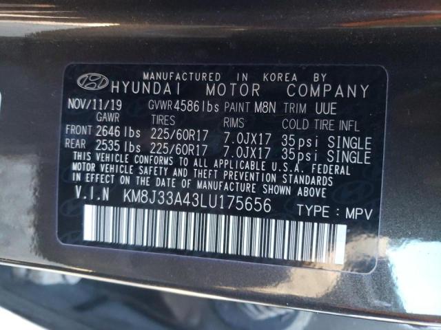 Photo 11 VIN: KM8J33A43LU175656 - HYUNDAI TUCSON LIM 