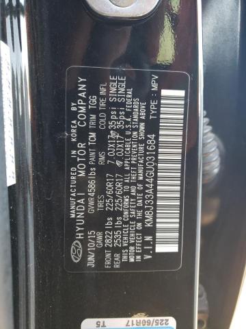 Photo 11 VIN: KM8J33A44GU031684 - HYUNDAI TUCSON 