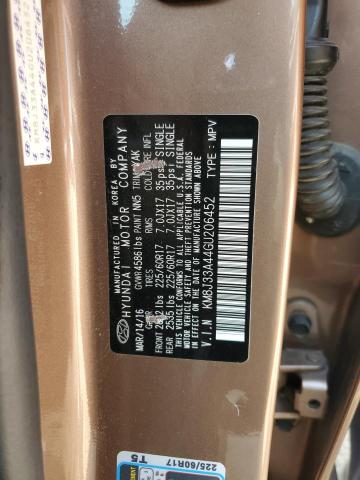 Photo 12 VIN: KM8J33A44GU206452 - HYUNDAI TUCSON LIM 