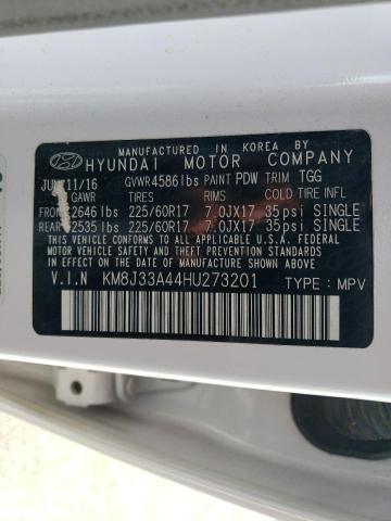 Photo 12 VIN: KM8J33A44HU273201 - HYUNDAI TUCSON LIM 