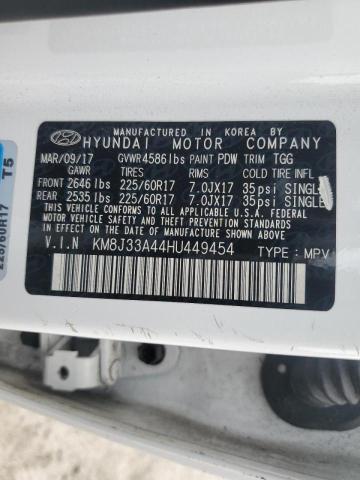 Photo 13 VIN: KM8J33A44HU449454 - HYUNDAI TUCSON 