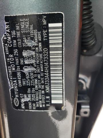 Photo 11 VIN: KM8J33A44HU473320 - HYUNDAI TUCSON LIM 