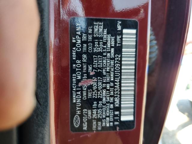 Photo 12 VIN: KM8J33A44LU109732 - HYUNDAI TUCSON 