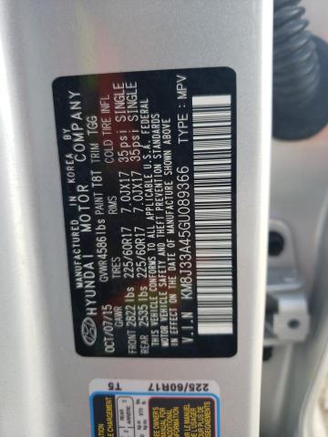 Photo 12 VIN: KM8J33A45GU089366 - HYUNDAI TUCSON LIM 