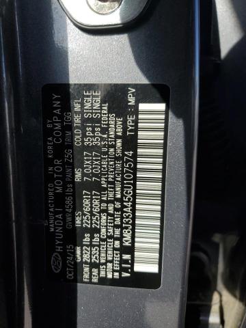 Photo 12 VIN: KM8J33A45GU107574 - HYUNDAI TUCSON LIM 